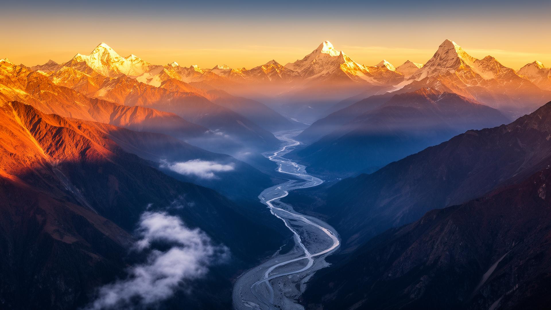 Himalayan sunrise